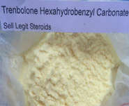 Anabolic Raw Material Trenbolone Hexahydrobenzyl Carbonate yellow powder CAS 23454-33-3